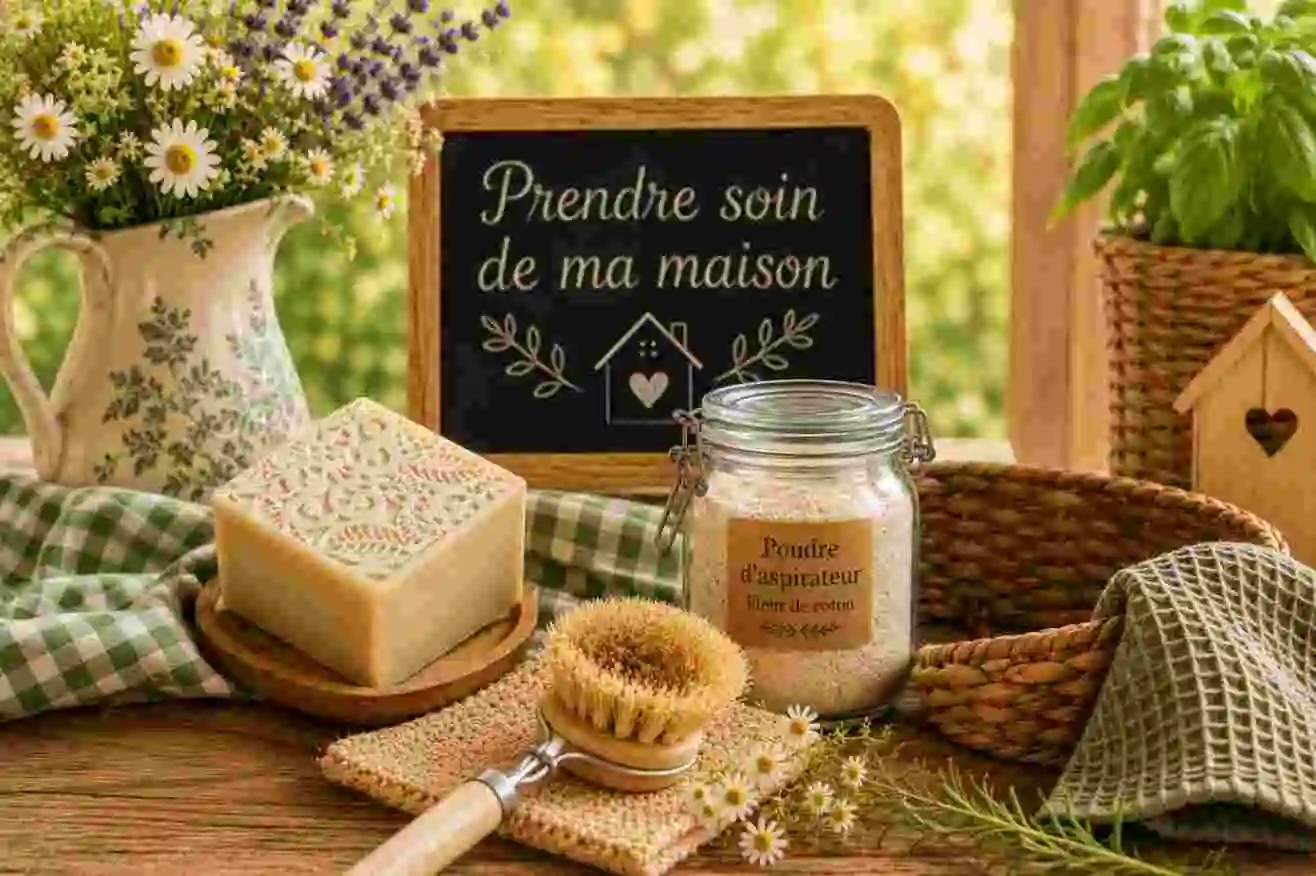 Produits ménagers Bulles des Champs pour prendre soin de la maison.